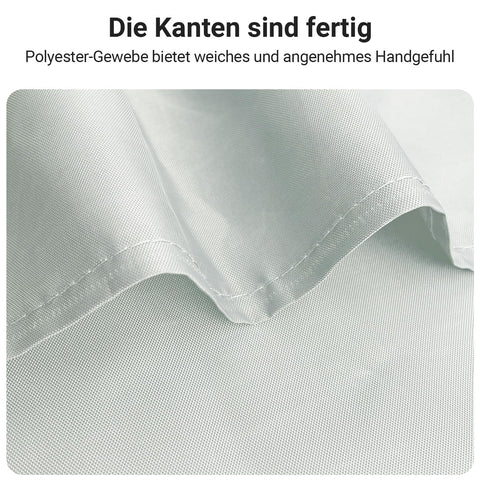 Lerores Shower Curtain, 200 x 220 cm, Grey, Weighted Hem, Anti-Mould Textile, Water-Repellent, Washable Polyester Fabric Bath Curtains for Bathroom