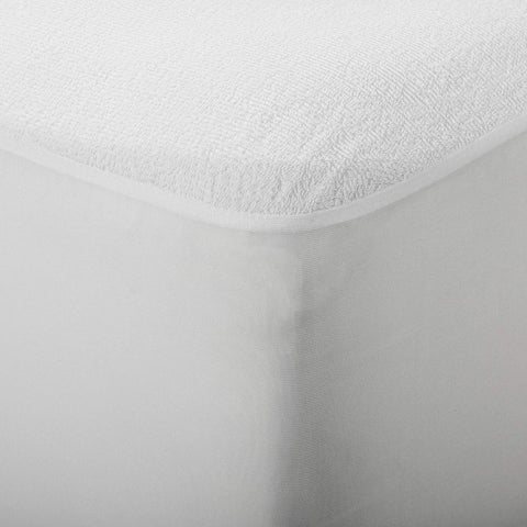 Pikolin Home PP05 Waterproof and Breathable Terry Mattress Protector 100% Cotton, white, 80 x 190/200 cm