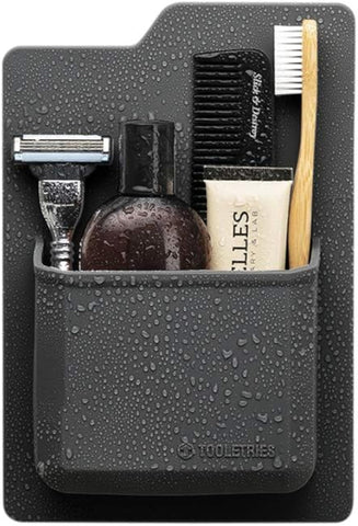 TOOLETRIES The James Organizer, Shower Storage Holder - Charcoal