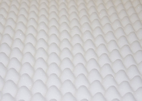 Abeil, Napped Foam Mattress Topper/Protector-White, white, 160 x 200 cm