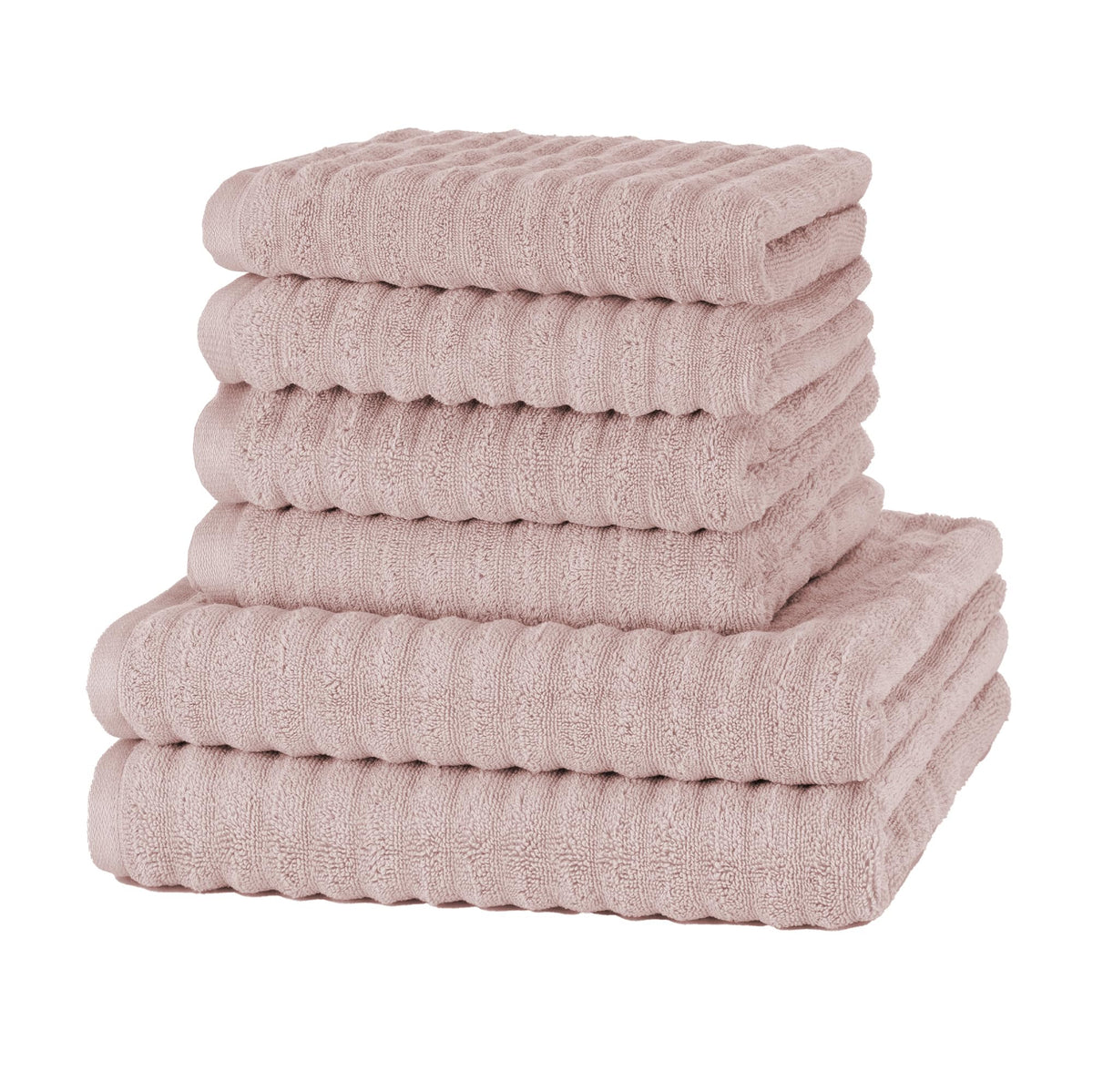 Merana OSLO towel set | quick-drying, soft & lint-free | terry luxury quality | 100% cotton terrycloth | OEKO-TEX | 590 GSM | gift set | Pink