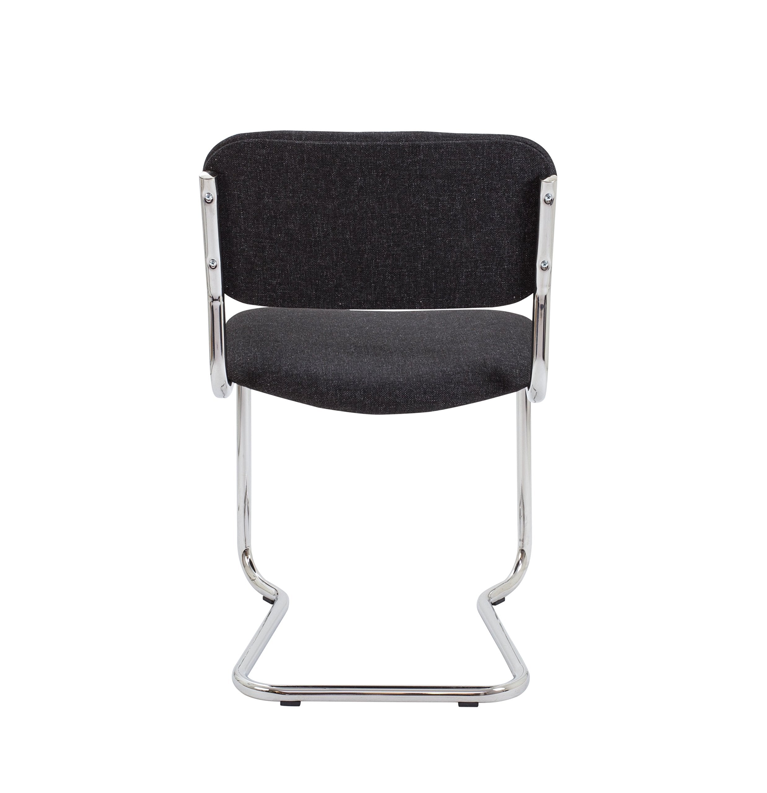 Office Hippo Heavy Duty Meeting Chair, Versatile & Robust Stackable Office Chair, Desk Chair With Strong Chrome Frame & Padded Durable Seat Cushion