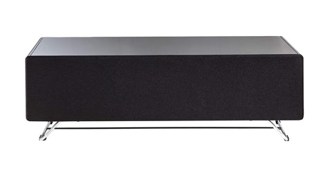 Alphason Chromium Concept TV Cabinet - Black, 120 x 42 x 40cm (WxDxH)
