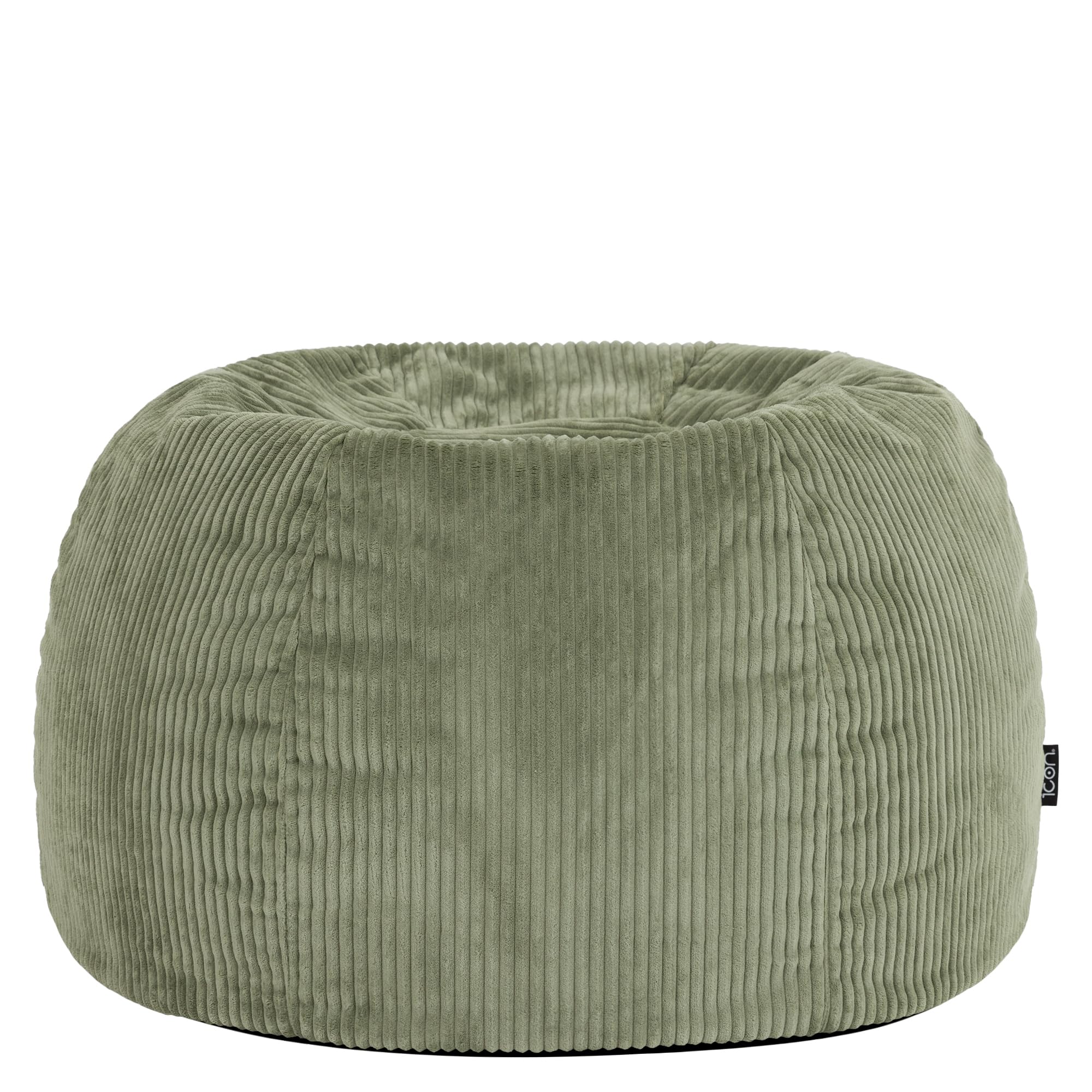 icon Kingston Cord Bean Bag with Filling Included, Green