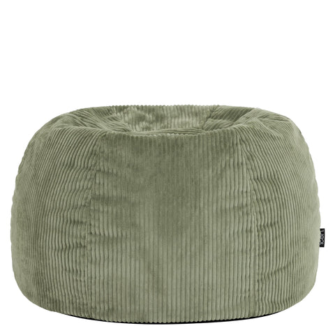 icon Kingston Cord Bean Bag with Filling Included, Green