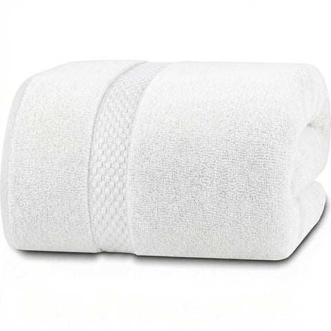 MistyMorning Extra Large Bath Sheets Jumbo Size (90x190cm),100% Cotton 500GSM Super Soft & Highly Absorbent Quick Dry Luxury Bathroom Towels