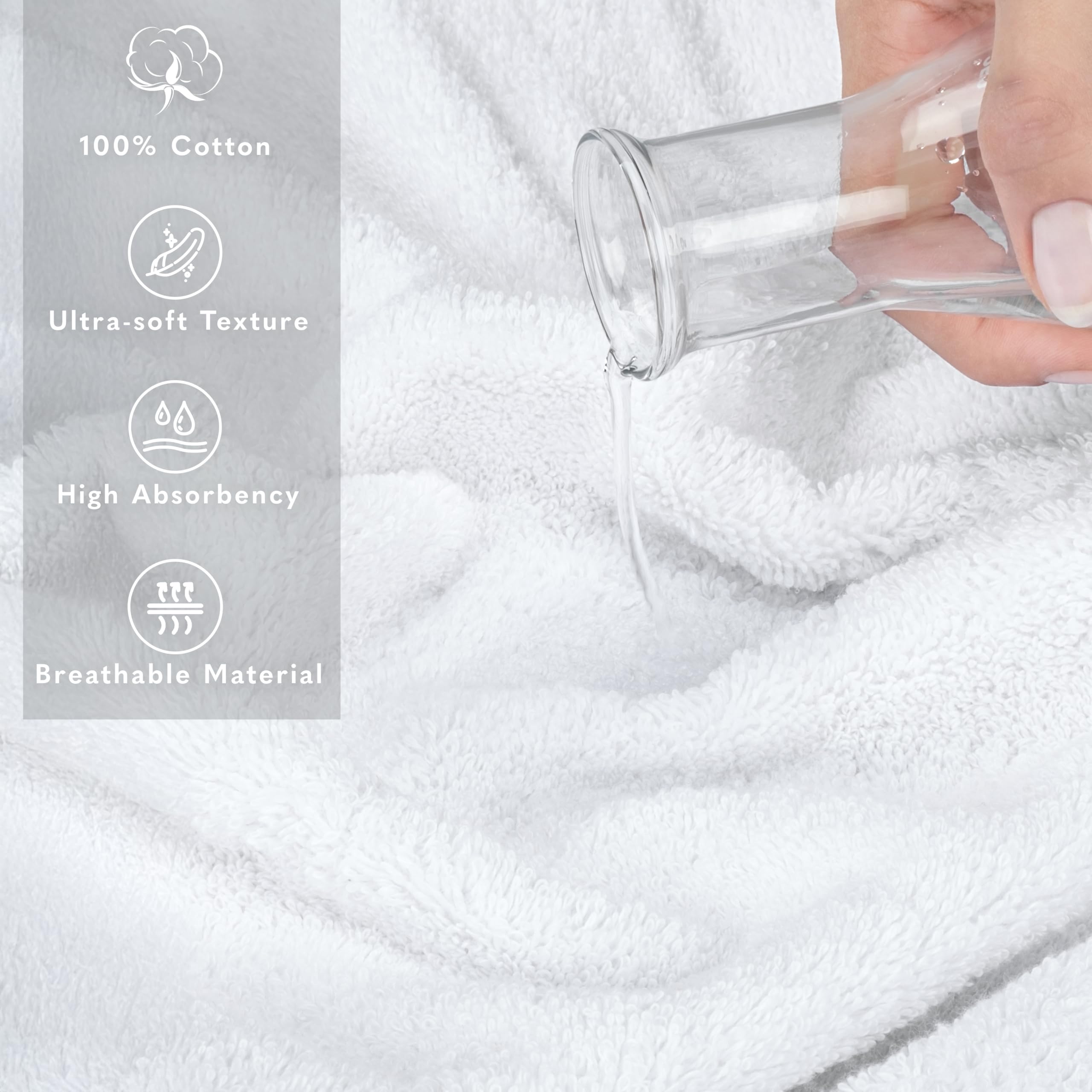 American Soft Linen Oversized Bath Sheet 40x80 Extra Large for Bathroom, 100% Cotton Turkish Jumbo Bathsheet Towels for Adults, White Bath Sheet