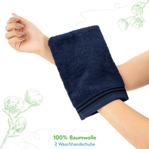 Hammetex Bathrobe 100% Cotton Unisex for Men and Women Quality 400 g/m² Quality Soft Absorbent Terry Towelling Bathrobe for Couples with Pockets
