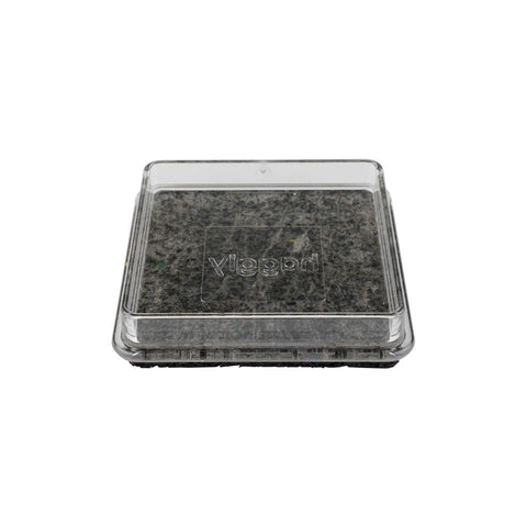 haggiy Anti-Slip Furniture Coasters - transparent, 60x60mm (4 Pcs)