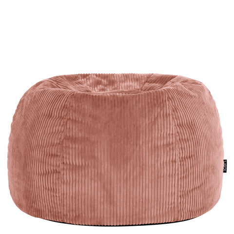 icon Kingston Cord Bean Bag with Filling Included, Set of 2, Pink