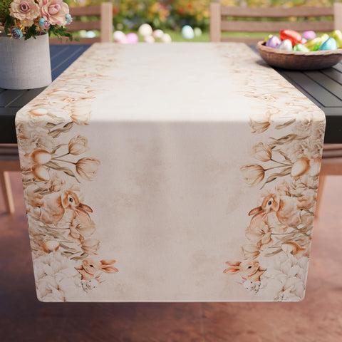 PETTI Artigiani Italiani - Easter Table Runner, Table Runner in Digital Print, 100% Made in Italy | Elegance for the Easter Table
