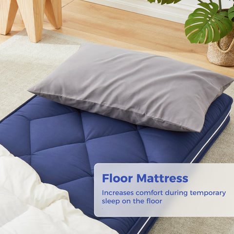Jamdok Single Roll Up Floor Mattress,Memory Foam,Portable(190X75X10cm)