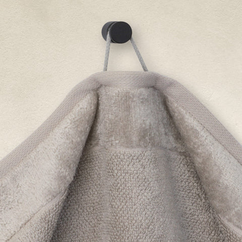 Möve Bamboo Luxe soap cloth 30 x 30 cm made of 60% cotton / 40% viscose from bamboo cellulose, silver grey