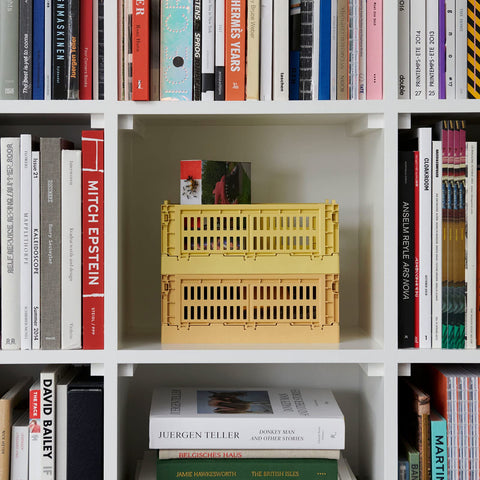 HAY Colour Crate S Recycled Polypropylene Transport Box Blush