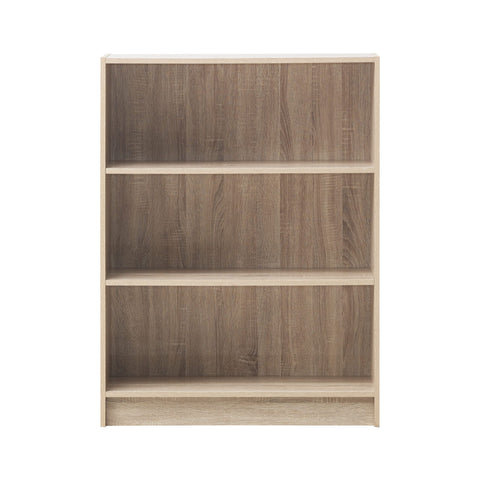 Timber Art Design UK 3 Tier Bookcase Open Tall Shelf Rack Contemporary Organizer Display Shelving Unit for Modern Living Room, Office Space