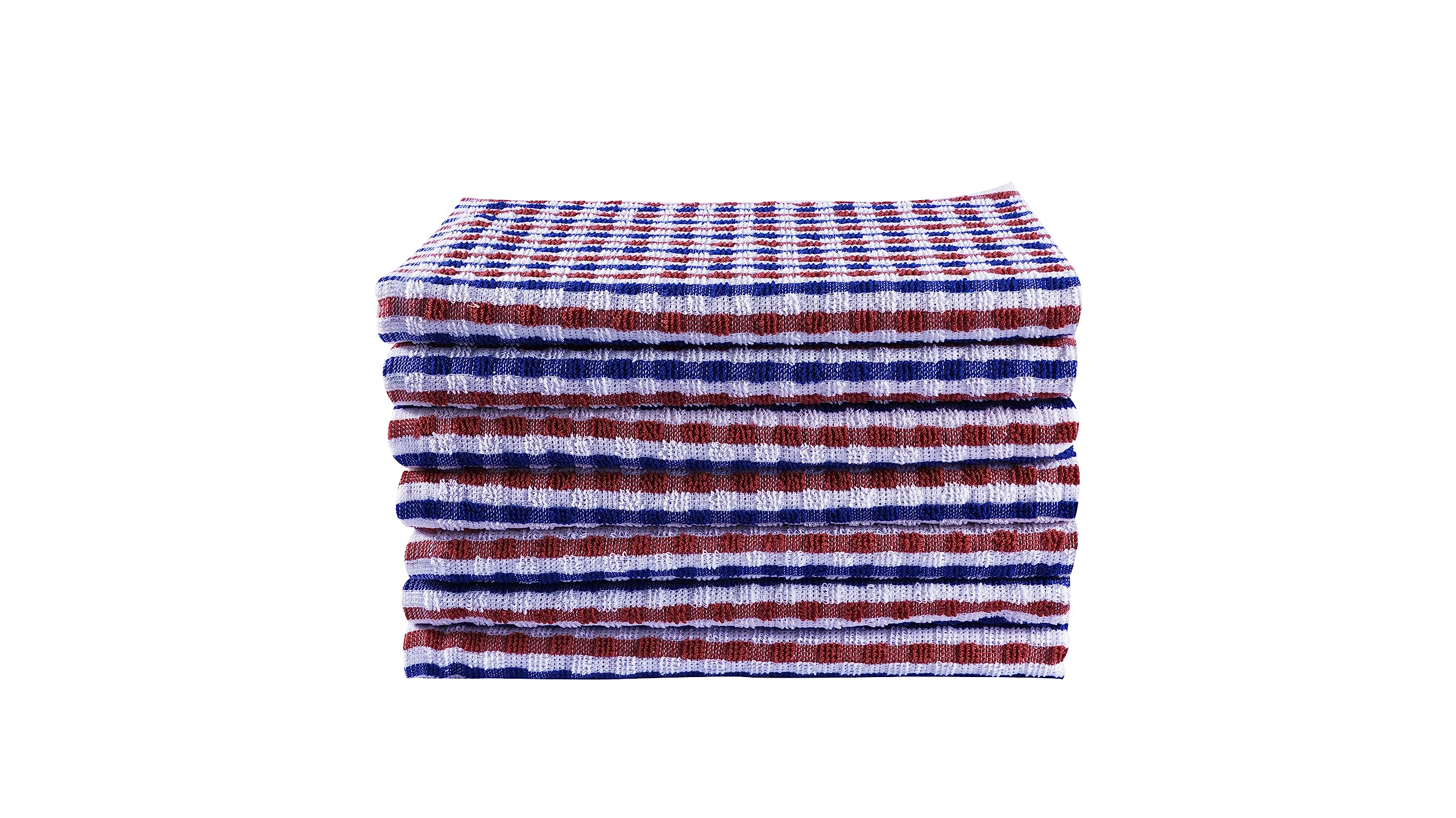 QUALITY HOME TEXTILES 100% CottonTerry Towelling Tea Towels with Hanging Loop | Pack of 3| Kitchen Hand Towels Dish Cloth Super Absorbent Soft Touch