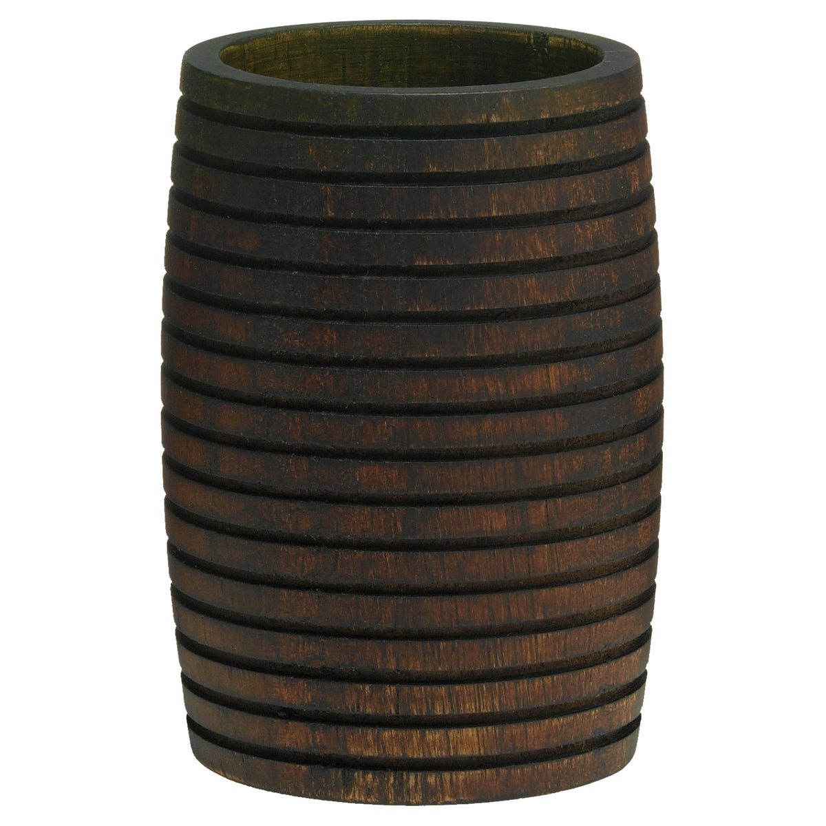 Sealskin Native Tumbler, Wood, Brown, 7.3 x 10.1 x 7.3 cm