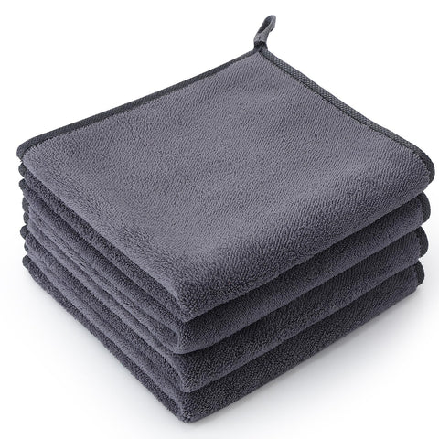 saerryor Microfiber Hand Towels with Hanging Loop Kitchen Hand Towels