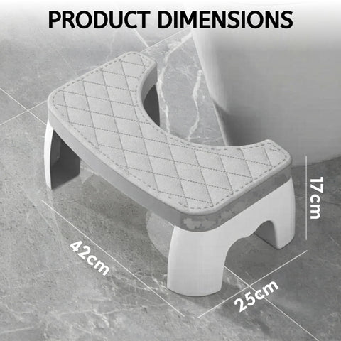 Poop Stool for Adults – Bathroom Toilet Stool for adults | Toilet Step & Foot Rest for Toilet | Ergonomic Poo Stool for Healthy Sitting Position