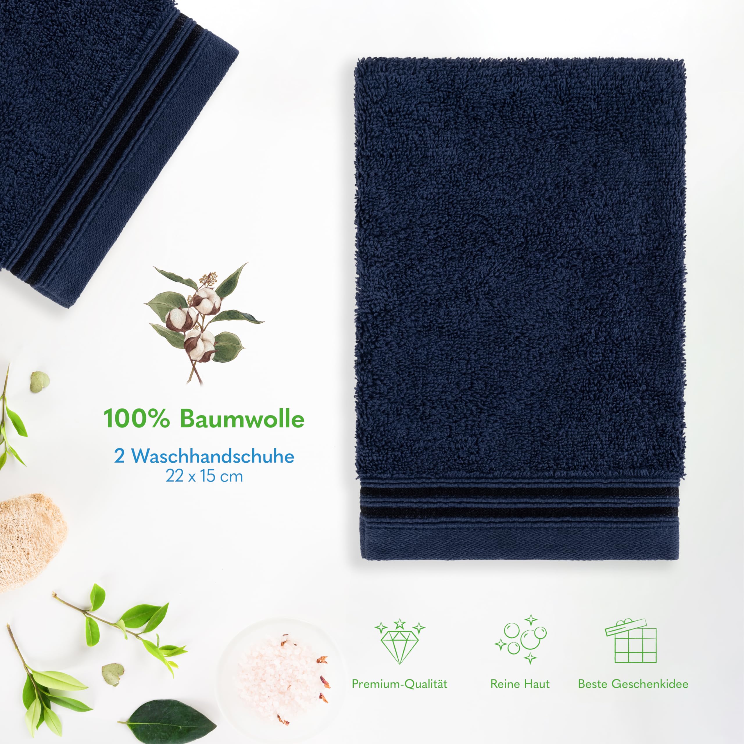 Hammetex Bathrobe 100% Cotton Unisex for Men and Women Quality 400 g/m² Quality Soft Absorbent Terry Towelling Bathrobe for Couples with Pockets