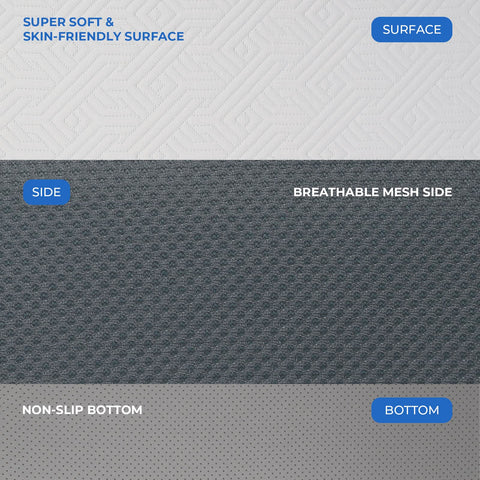 Vesgantti Foldable Mattress 15CM Small Double Folding Memory Foam Mattress