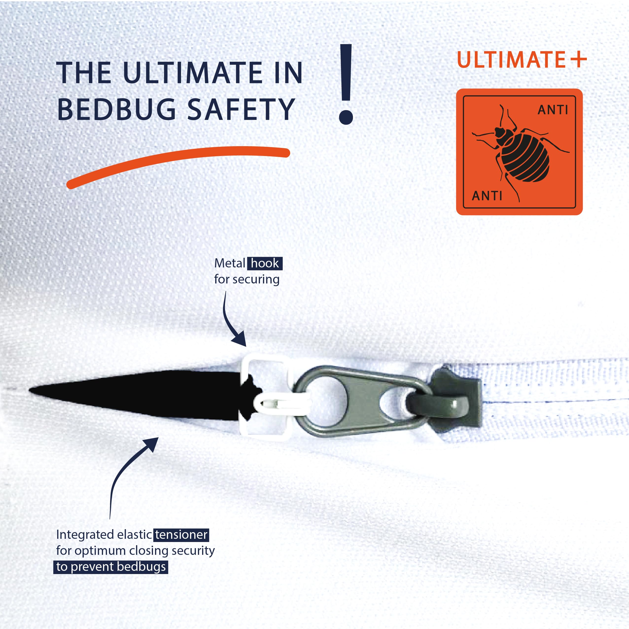 Twillie - Integral Mattress Cover 70x160x15 cm Waterproof - Anti bedbug - Oeko-TEX® Mattress Cover AEGIS® treatment Anti-Dust Mite, Anti-Bacterial