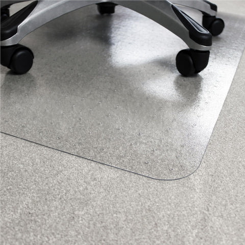 Marvelux Enhanced Polymer Durable Office Chair Mat for Carpets 75 x 120cm