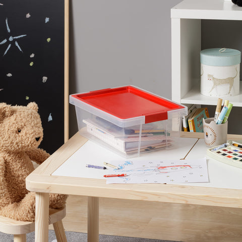 TATAY Storage Box BPA-Free Stackable Design Lid with Hinges Included