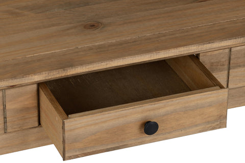 Seconique Panama 1 Drawer Coffee Table in Natural Wax