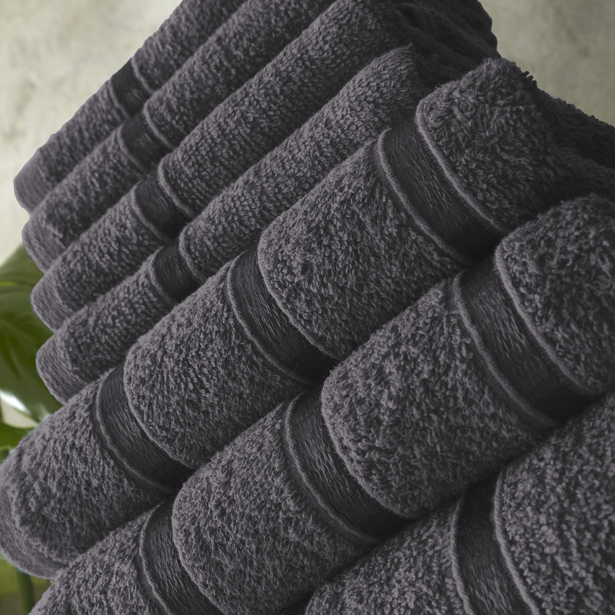 FAIRWAYUK 8-Piece Towels Bale Set for Bathroom, Ultra Soft Premium Quality Water Absorbent Towel Gift Sets, 100% Egyptian Cotton