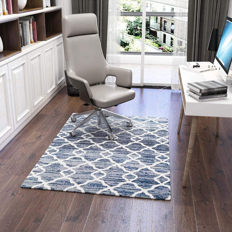 Luxury Office Chair Mat for Carpeted Floor, Desk Mat hardwood floors, 136x100cm Chair Mat Protector Carpet for Home Office, protects floors