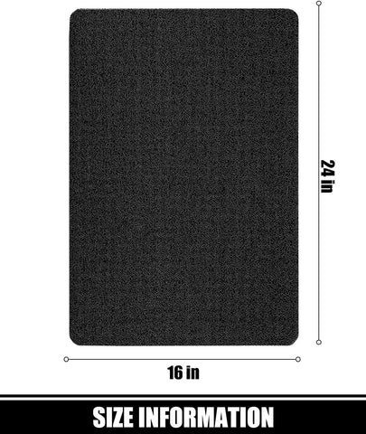 Bingobang Bath Mats Non Slip,Shower Mat Rubber 60x40cm,Extra Soft Anti-Mould, Machine-Washable,For Bathroom Floor,Bathtub(Black)