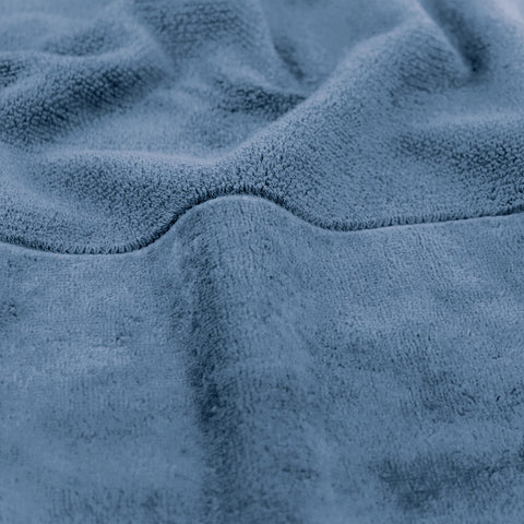 Möve Bamboo Luxe Wash Mitt 15 x 20 cm 60% Cotton / 40% Viscose Bamboo Pulp Steel Blue