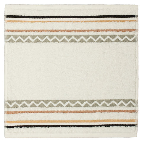 frottana Country face cloth 30 x 30 cm, 100% cotton, ivory