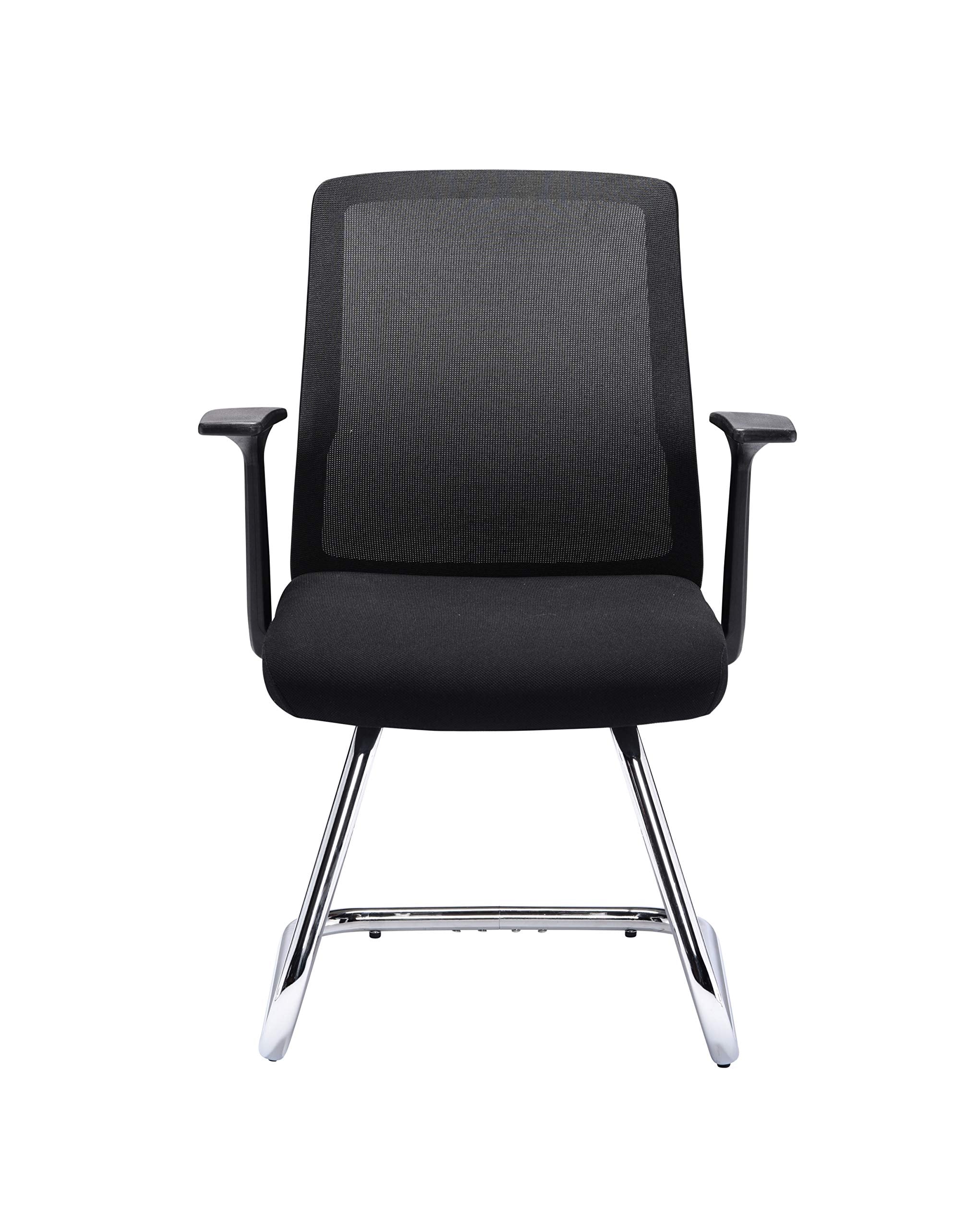 Office Hippo Desk Chair, Ergonomic Office Chair For Home, Office & Boardroom With Breathable Mesh Backrest, Fixed Arms For Comfort & Support