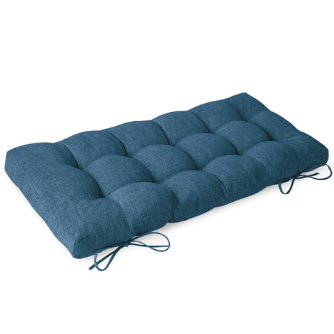 FlyGulls Indoor Bench Cushion for Indoor Furniture 106x40cm Light Navy