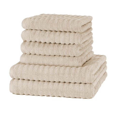 Merana OSLO towel set | quick-drying, soft & lint-free | terry luxury quality | 100% cotton terrycloth | OEKO-TEX | 590 GSM | gift set | Beige