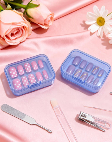 Forever bene 30 Blue Mini Parts Boxes with Lids, 30 Pieces, Blue, each piece measures 6,5 × 4,5 × 2 cm