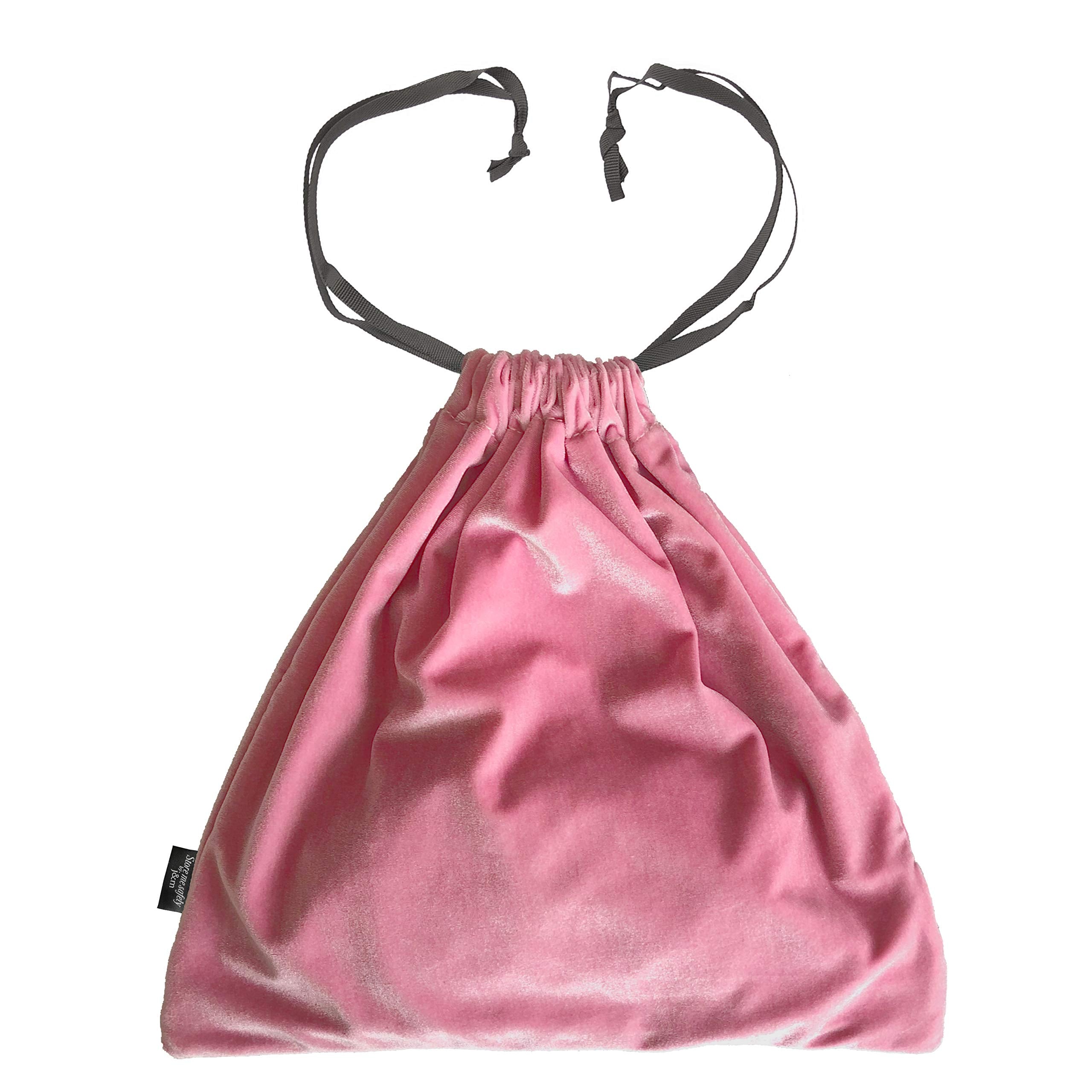 Velvet Hair Dryer Storage Bag with Large Internal Pocket – Soft & Stylish 35x35cm Pouch to Protect Appliances
