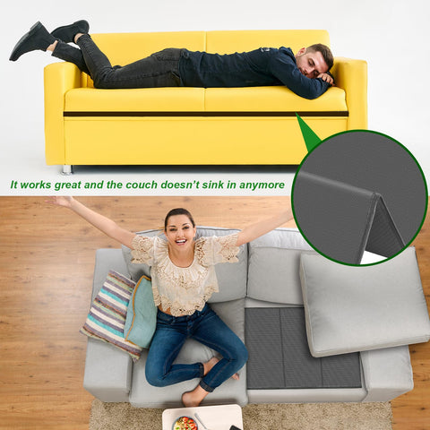 Wooden Couch Cushion Support for Sagging Seat - (167.5x43cm) Sofa Support Strengthener Boards for 3 Seater