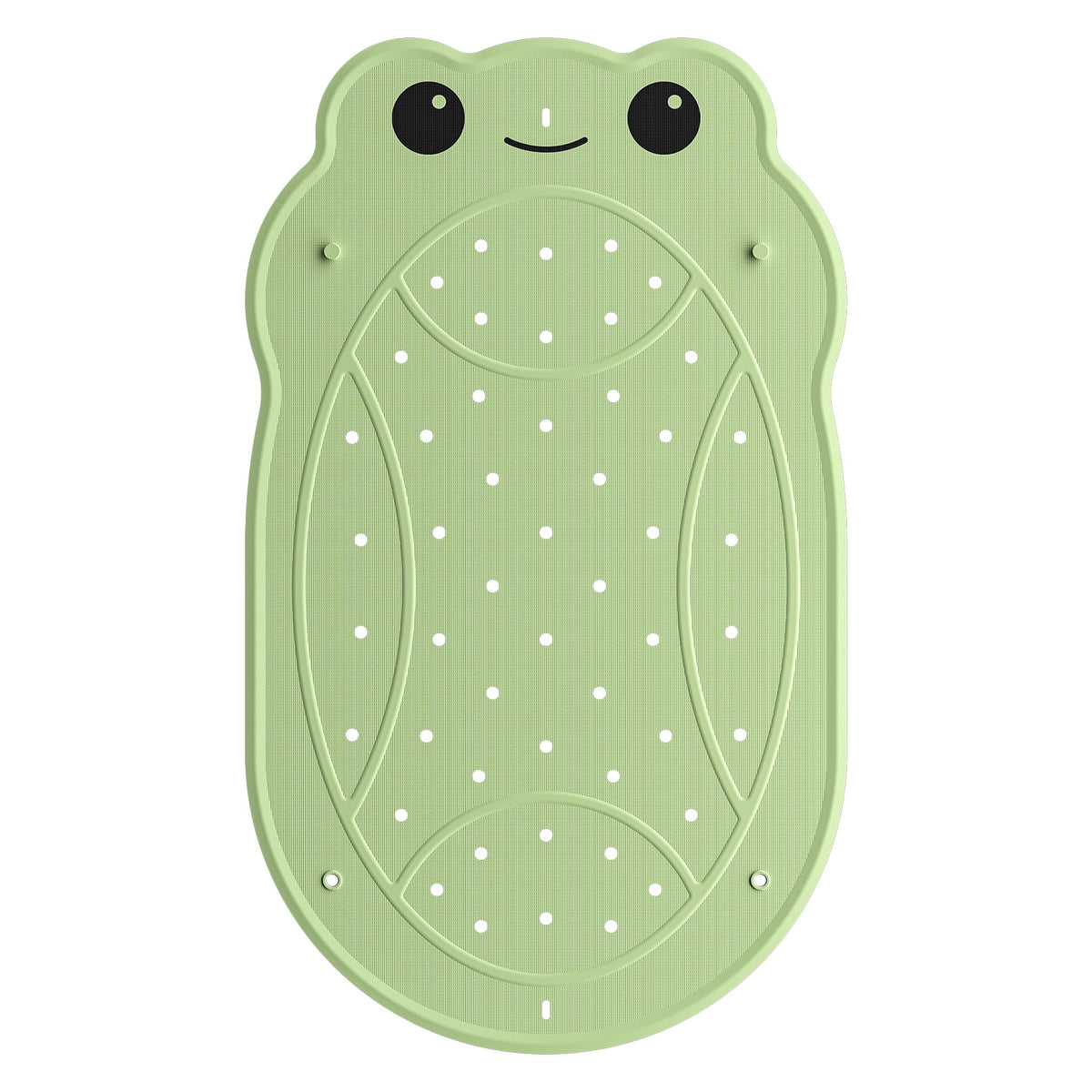 UNEEDE Non Slip Bath Mat for Kids, Frog Rubber Bathtub Mat, 76x45cm