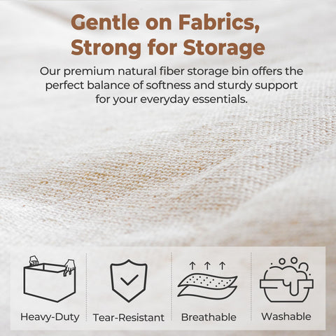 StorageWorks Fabric Storage Boxes for Shelves, Large Storage Baskets with Metal Frame, Foldable Clothes Storage Boxes