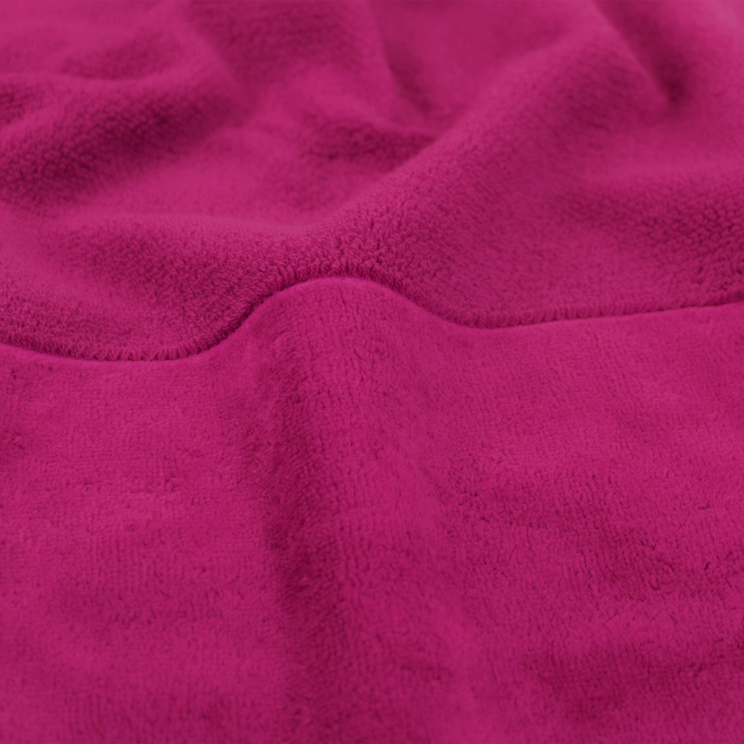 Möve Bamboo Luxe set of 3 soap cloths 30 x 30 cm made of 60% cotton / 40% viscose from bamboo cellulose, berry