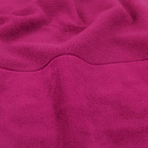 Möve Bamboo Luxe set of 3 soap cloths 30 x 30 cm made of 60% cotton / 40% viscose from bamboo cellulose, berry