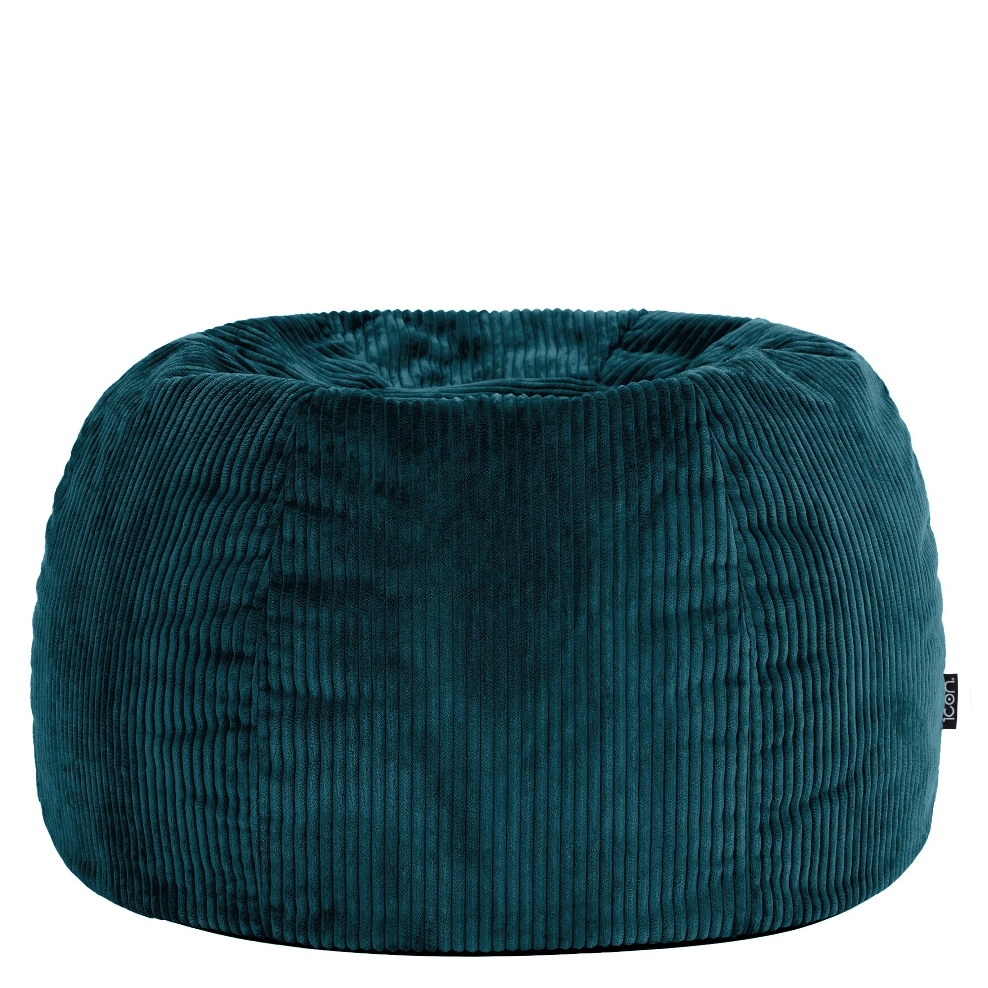 icon Kingston Cord Bean Bag with Filling Included, Set of 2, Teal