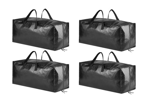 SpaceAid Heavy Duty Moving Bags, Extra Large Storage Totes W/Backpack Straps Strong Handles & Zippers, Alternative to Moving Boxes
