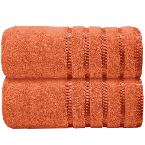 Casabella Luxury Bath sheets 90x180 cm 100% Cotton - Pack of 2 Bath Towels Large Set Clearance - Soft Highly Absorbent Bathroom Towels