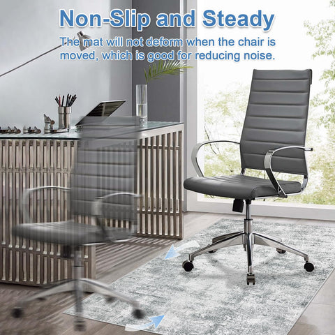 Capslpad Office Chair Mats for Hardwood Floor 90x120cm Non-Slip Modern Abstract Home Multi Purpose Chair Mat Low Pile Floor Protectors Computer Chair