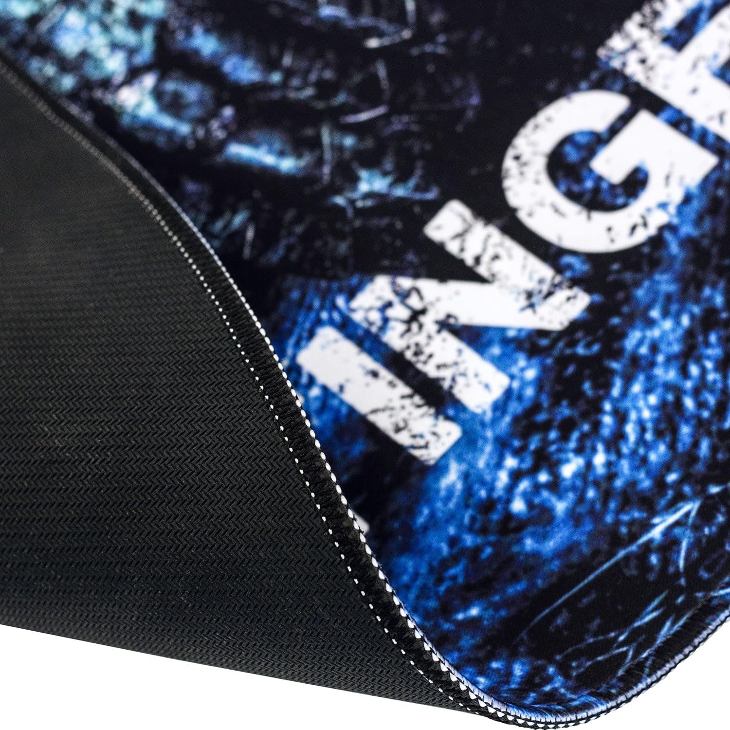 Woxter Stinger Floorpad Blue - Floor Gaming Floor Mat, Flooring - Waterproof, Washable, 100% Microfibre, Diameter 120 cm, Colour Blue