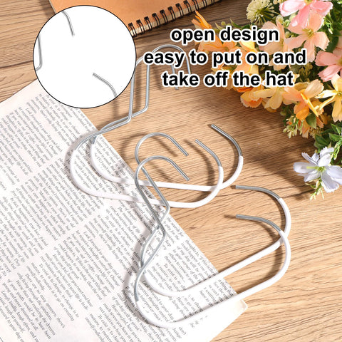 lasuroa 4pcs Hat Organizers, Durable Anti-Slip Baseball Hat Storage Hanger Practical Closet Accessories Suitable for Beanie Belt Tie Scarves Purse